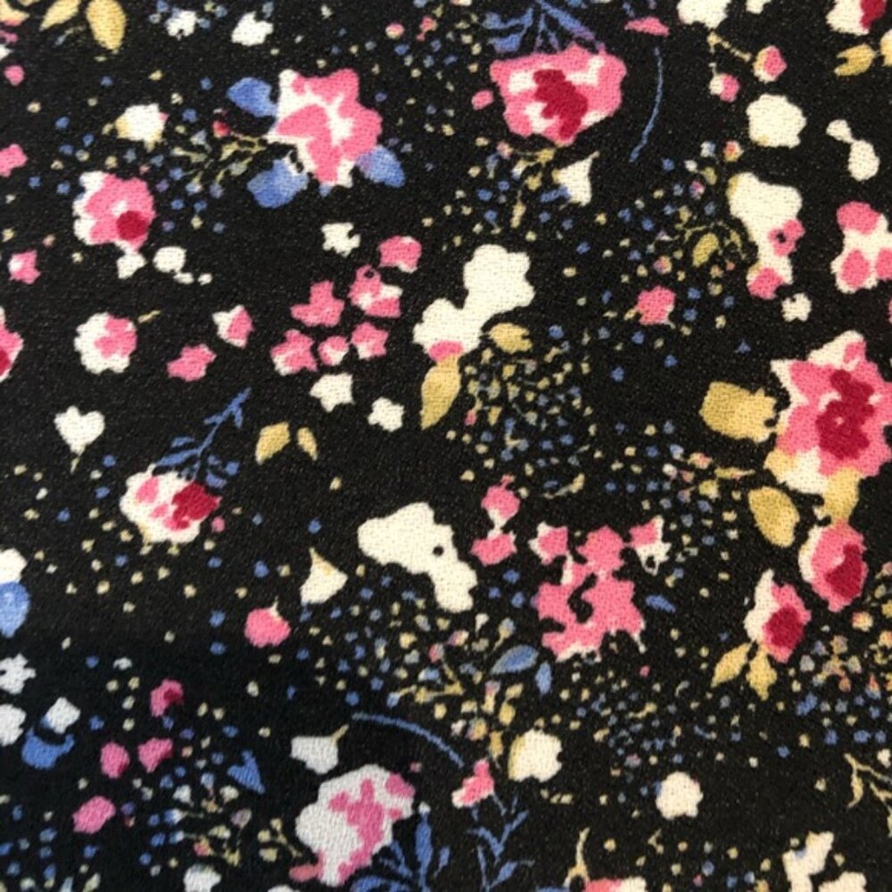 Forever 21 ditzy floral ruffle sleeve elastic waist boho top sz M pretty blouse - Picture 5 of 14